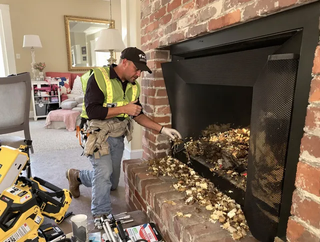 Safe screening installation by Hanson Chimney Sweep in Hanson, MA