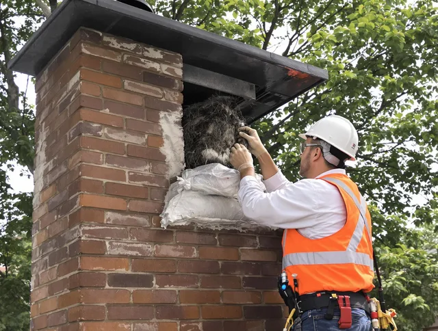 Humane removal of debris and animals by Hanson Chimney Sweep in Hanson, MA