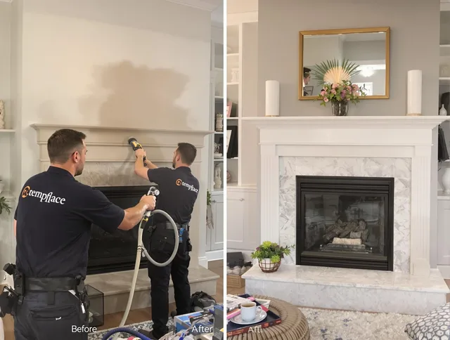 Professional soot removal by Hanson Chimney Sweep team in Hanson, MA